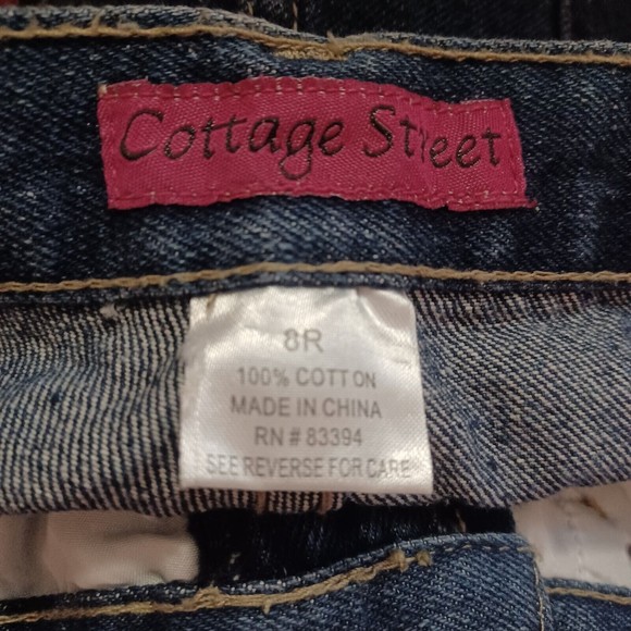 Cottage Street Jeans Womens Size 8 Classic Relaxed Blue Denim Pant Straight Leg - Picture 9 of 9